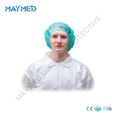 10-30g PP Medical Round Disposable Bouffant Surgical Caps ISO13485 ISO9001