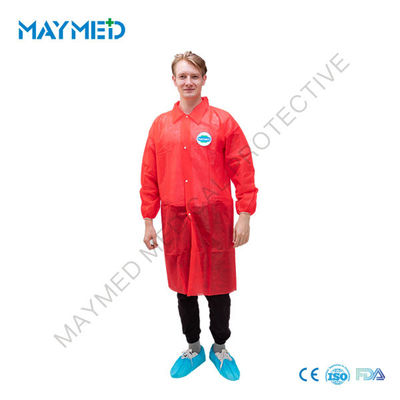 Basic Protection Disposable PP Non Woven Lab Coat