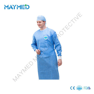 Wood Pulp Spunlace Doctor Disposable Surgical Gowns anti virus and flood biological overalls ISO13485