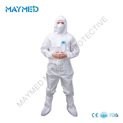 Microporous Nonwoven Disposable Coveralls EN1149-5 EN14126 CATIII