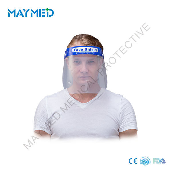 En166 Double Sided Prevent Spittle Spatter Protective Face Shield