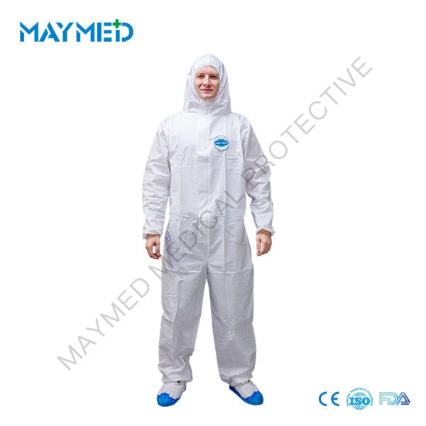 Microporous Disposable Medical Coveralls Type 5B 6B EN14126