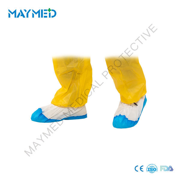 PP CPE Coated Anti Slip Medical Disposable Surgical Shoe Covers