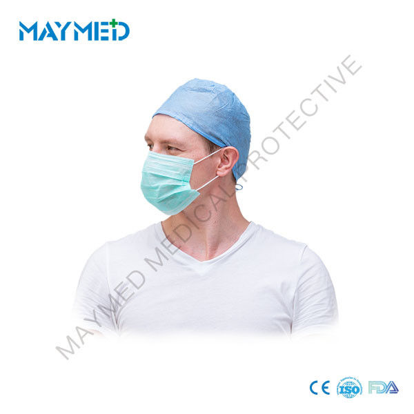 3 Ply PP Meltblown Nonwoven Disposable Face Mask 17.5*9.5cm